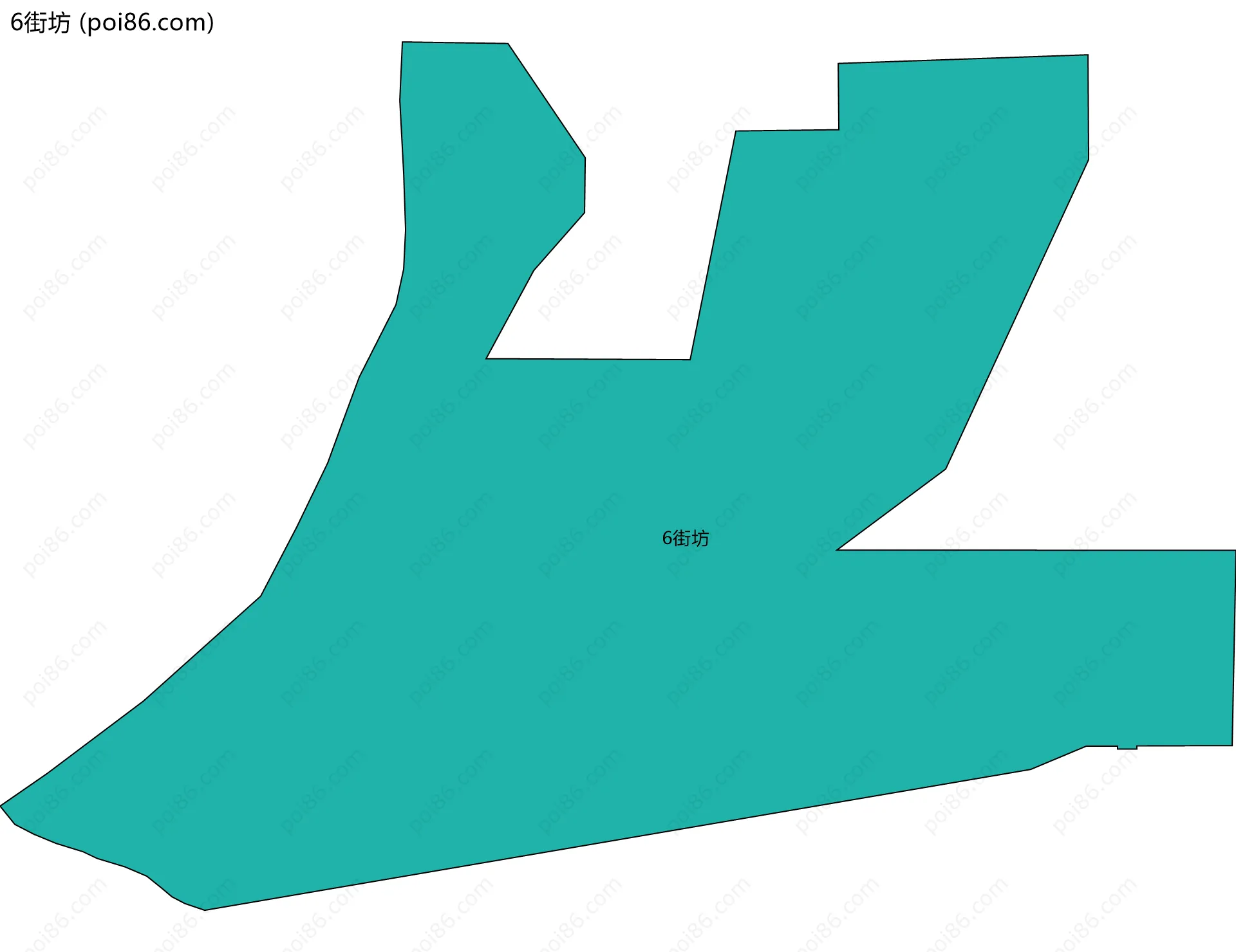 6街坊边界地图