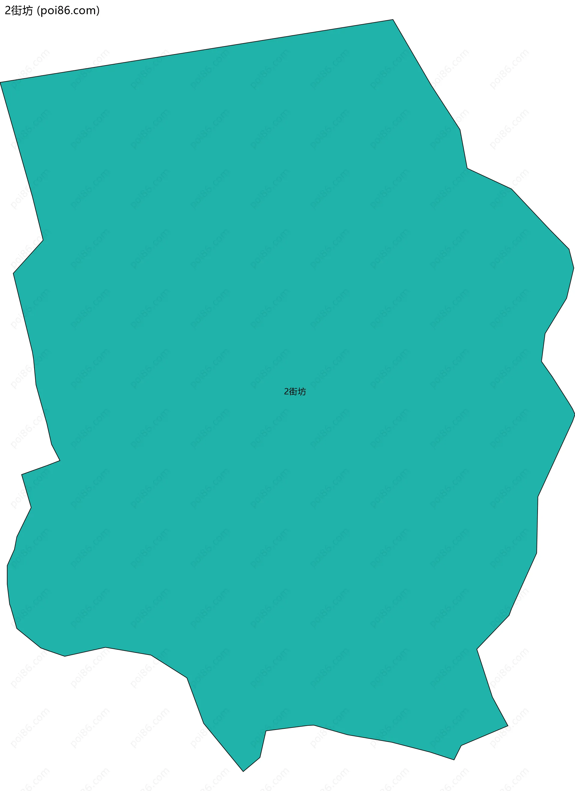 2街坊边界地图