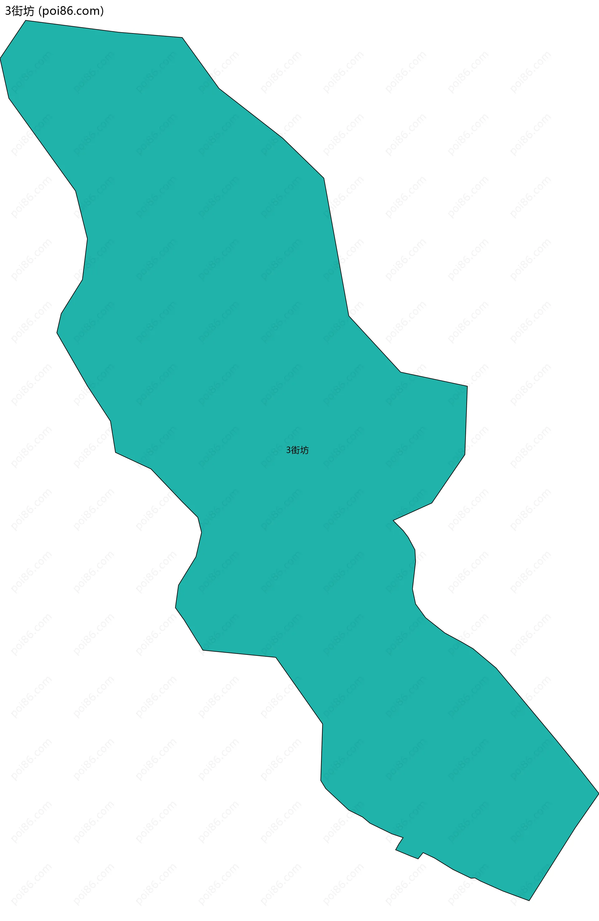 3街坊边界地图