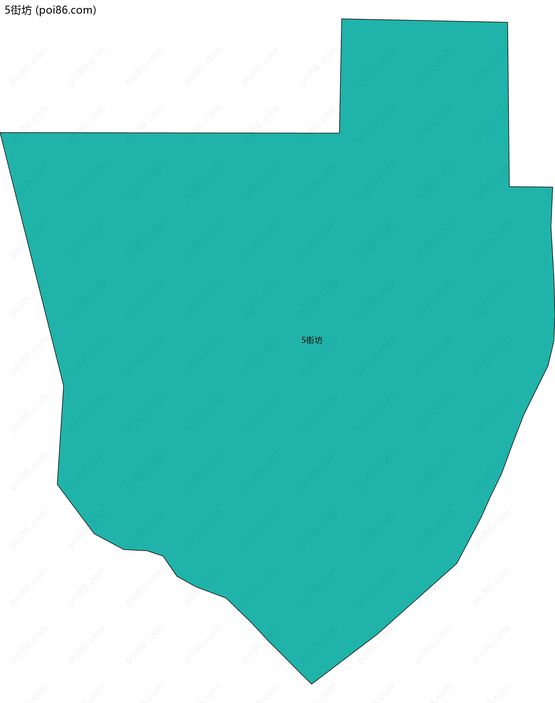 5街坊边界地图