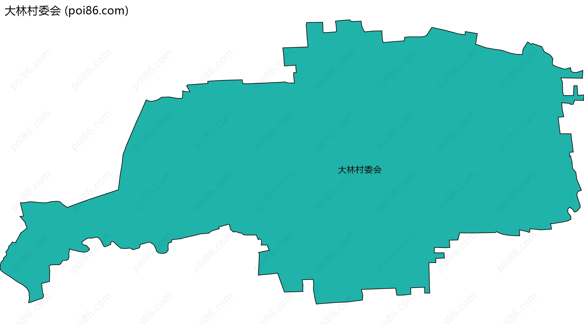 大林村委会边界地图