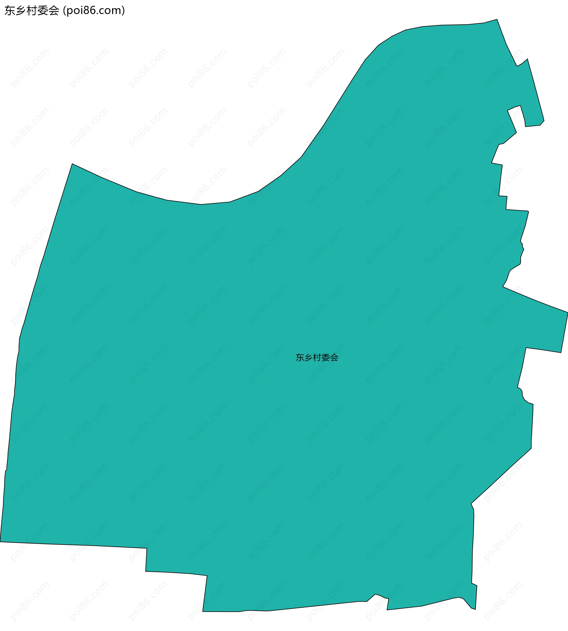 东乡村委会边界地图