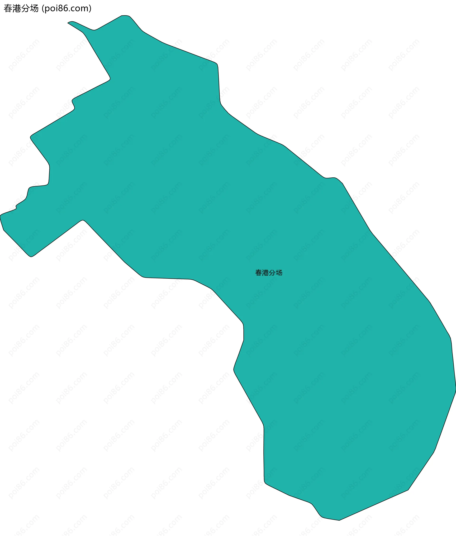 春港分场边界地图