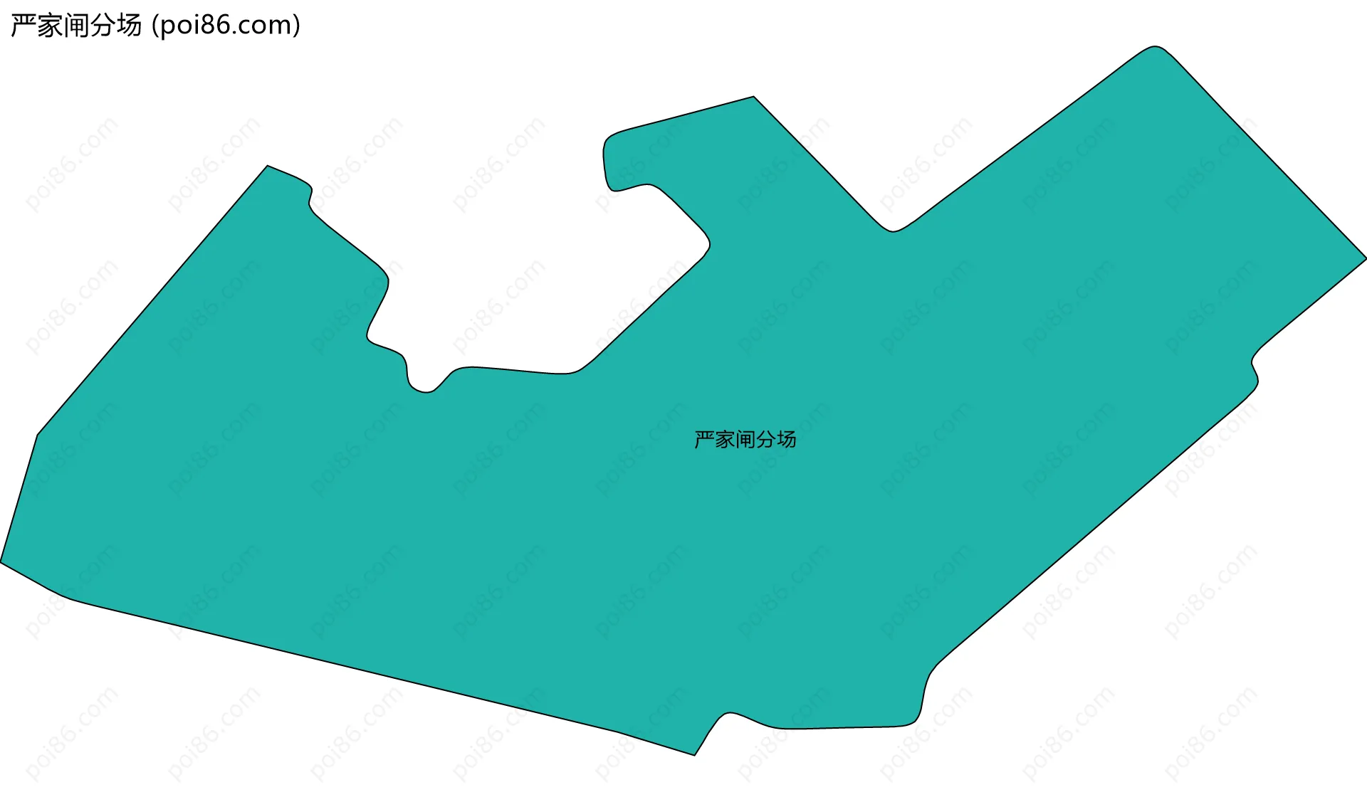 严家闸分场边界地图