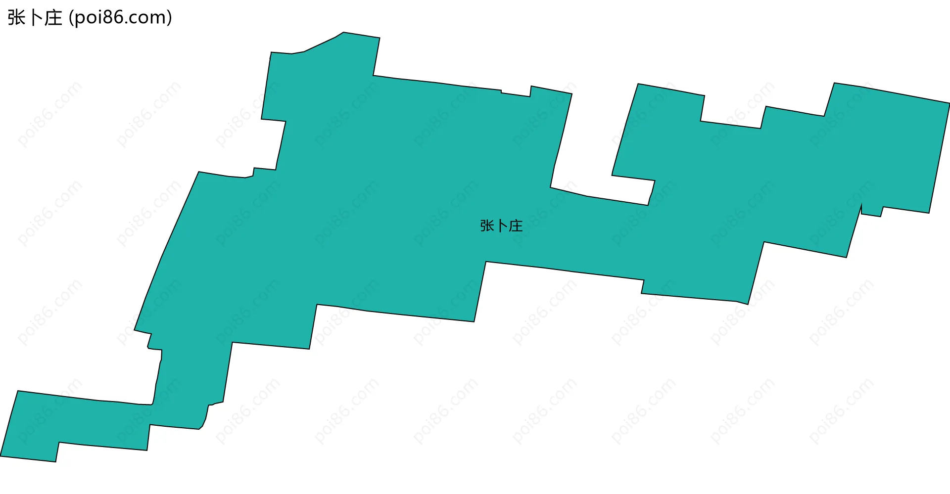 张卜庄边界地图