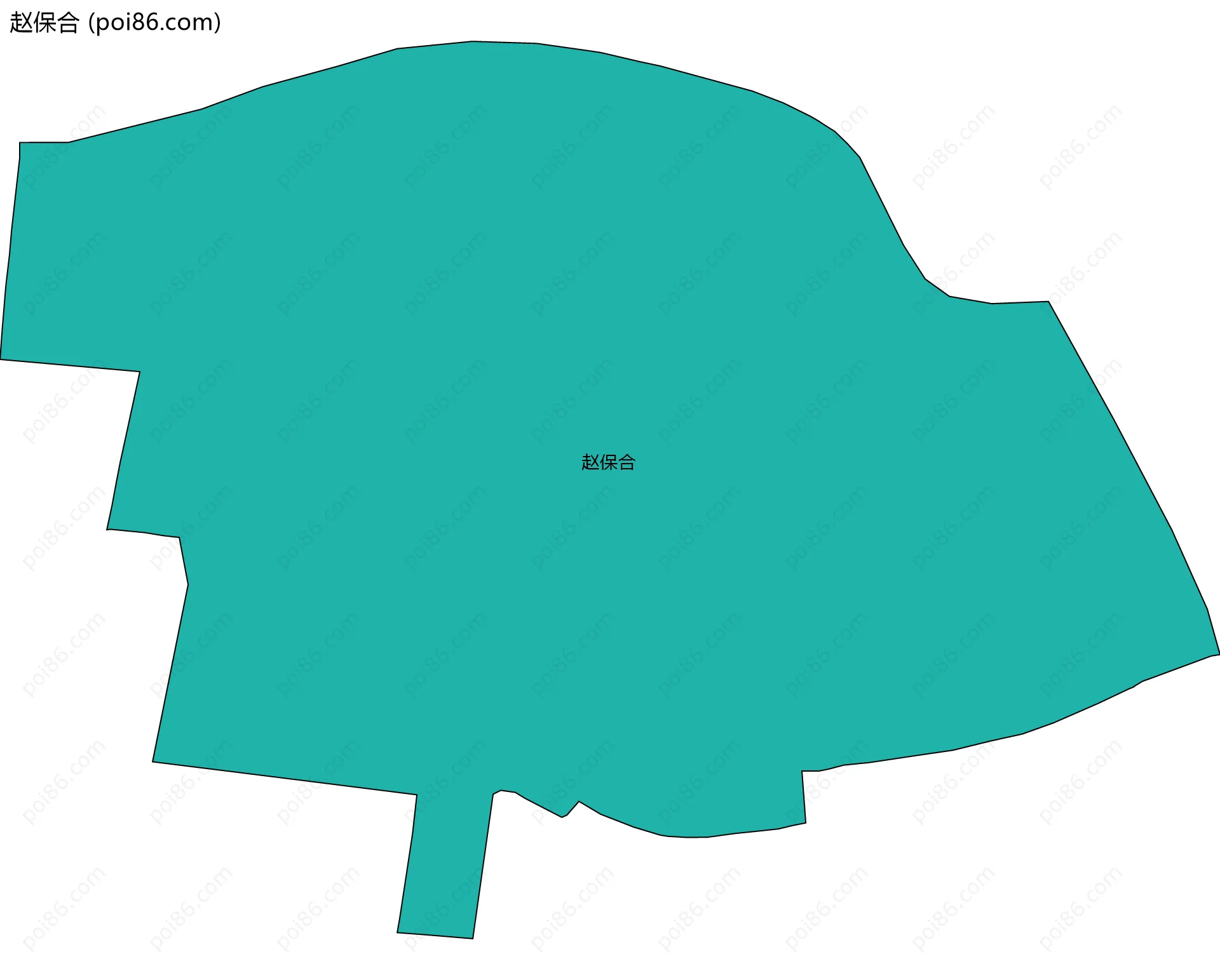 赵保合边界地图