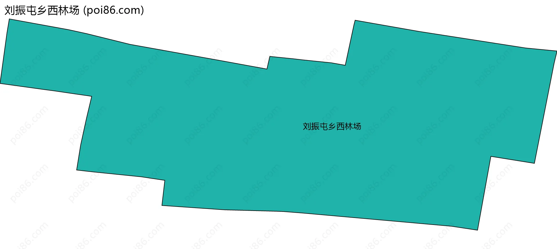 刘振屯乡西林场边界地图