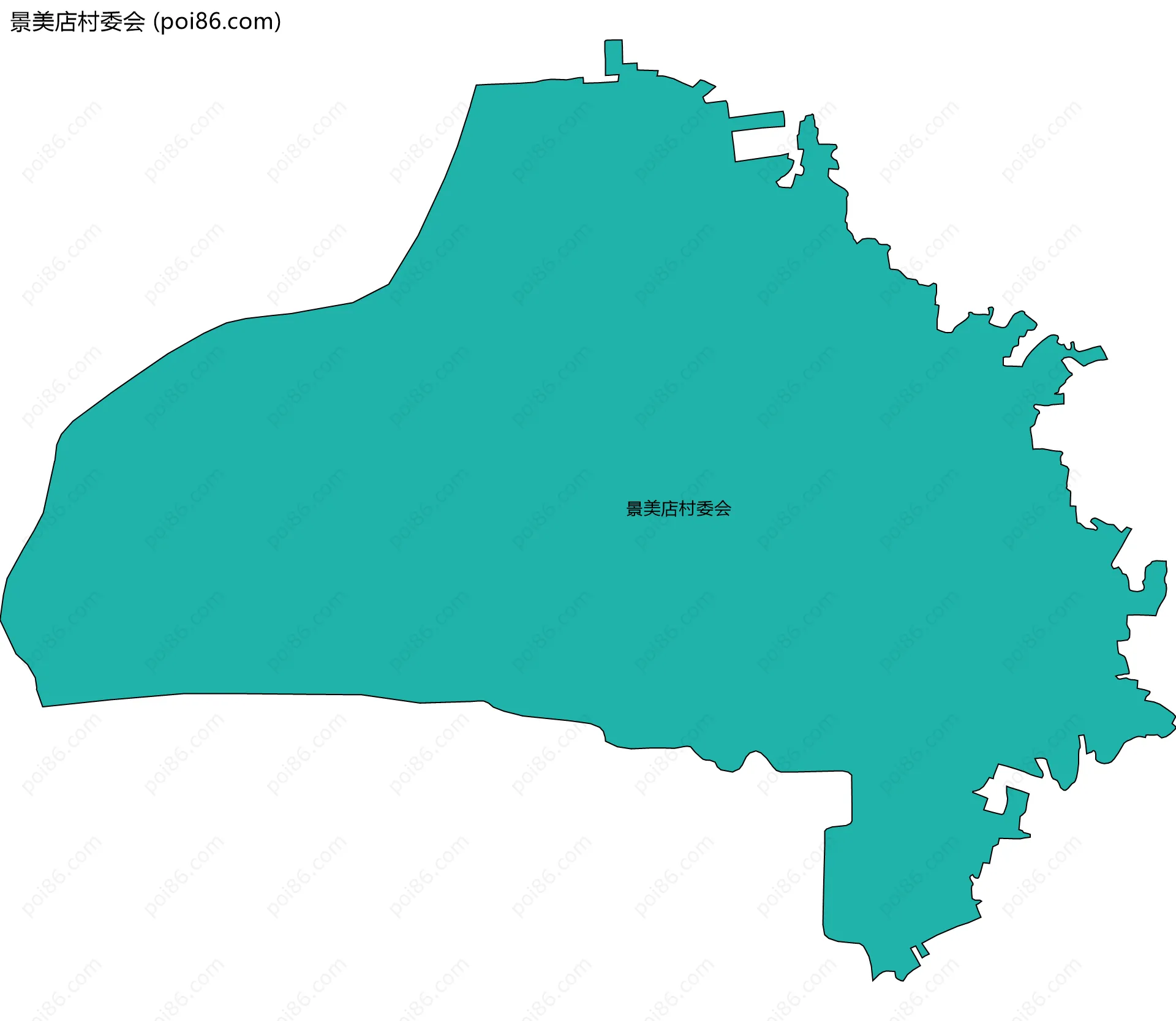 景美店村委会边界地图