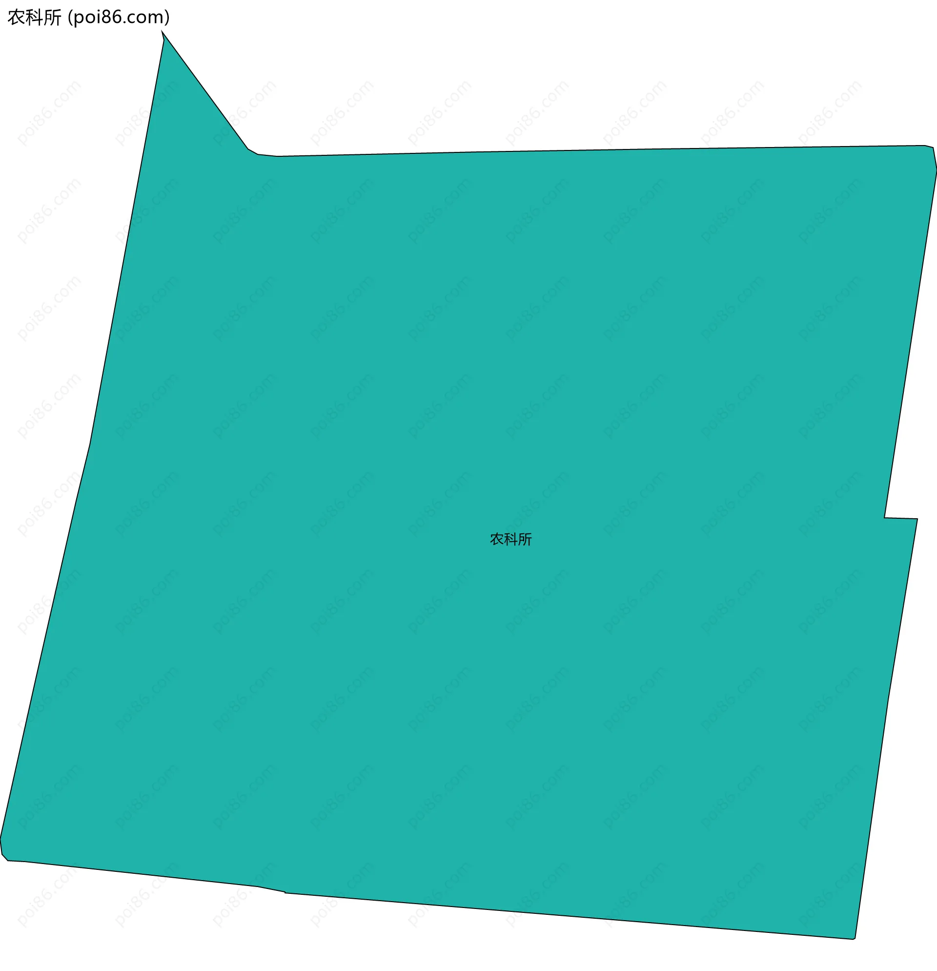 农科所边界地图