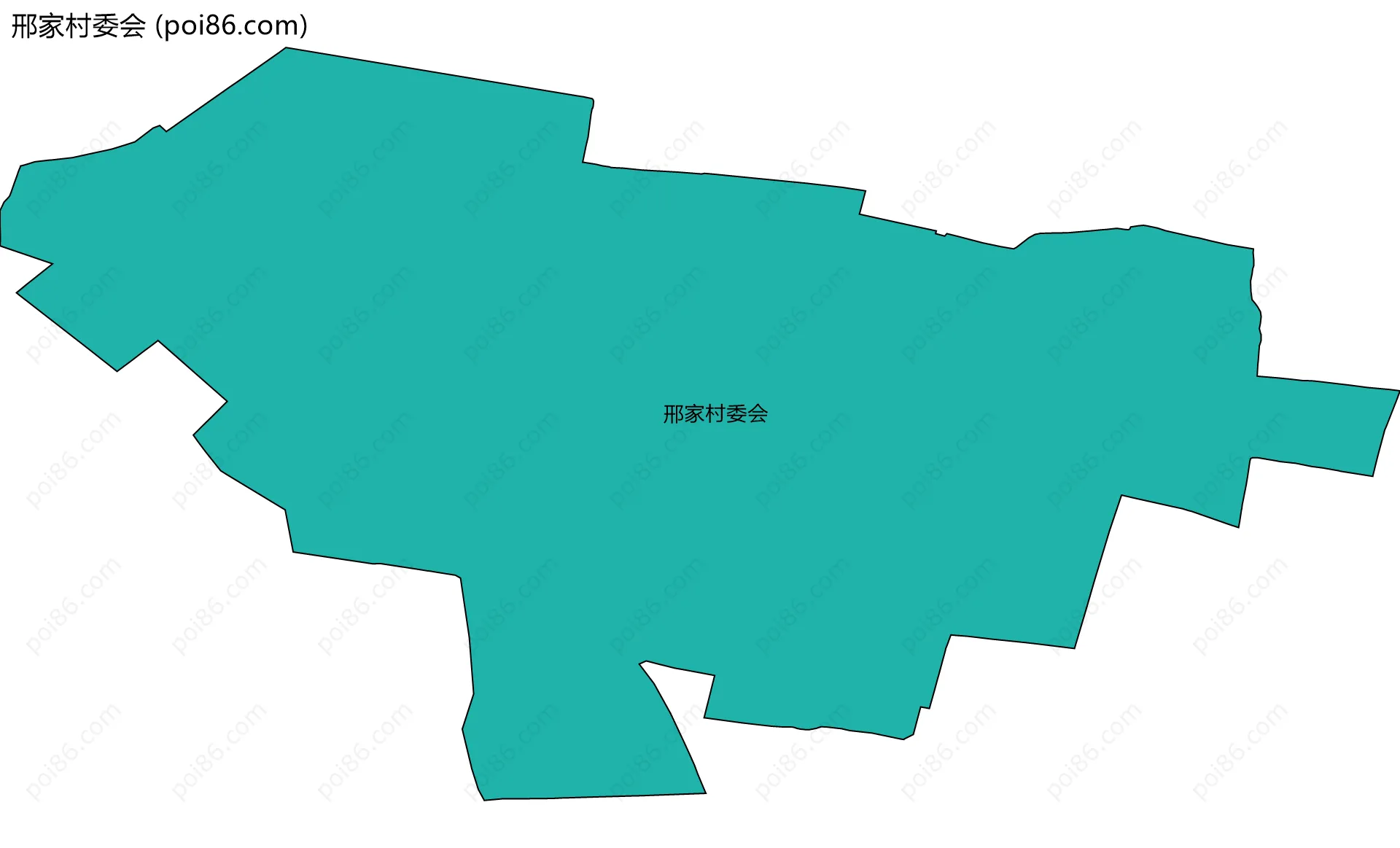 邢家村委会边界地图