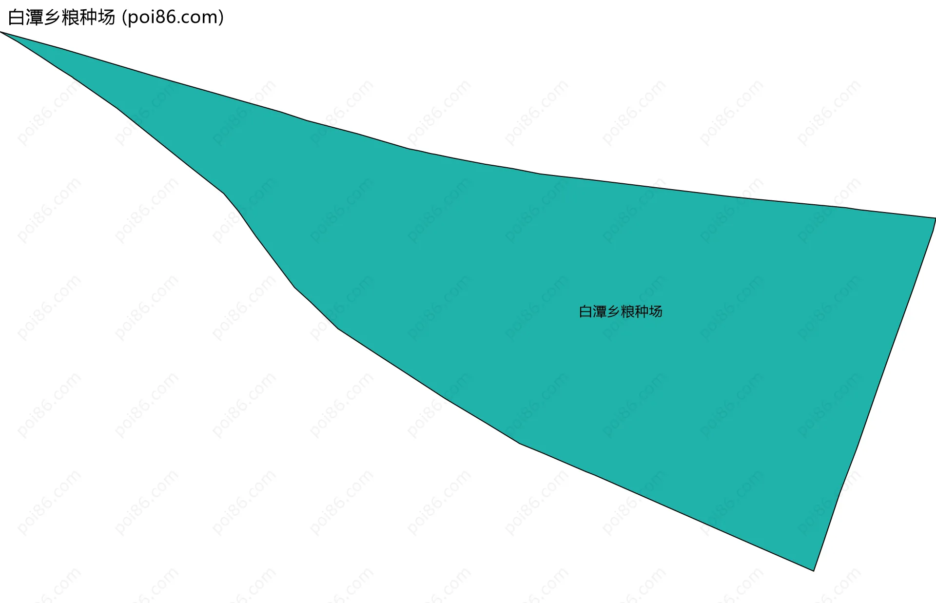白潭乡粮种场边界地图