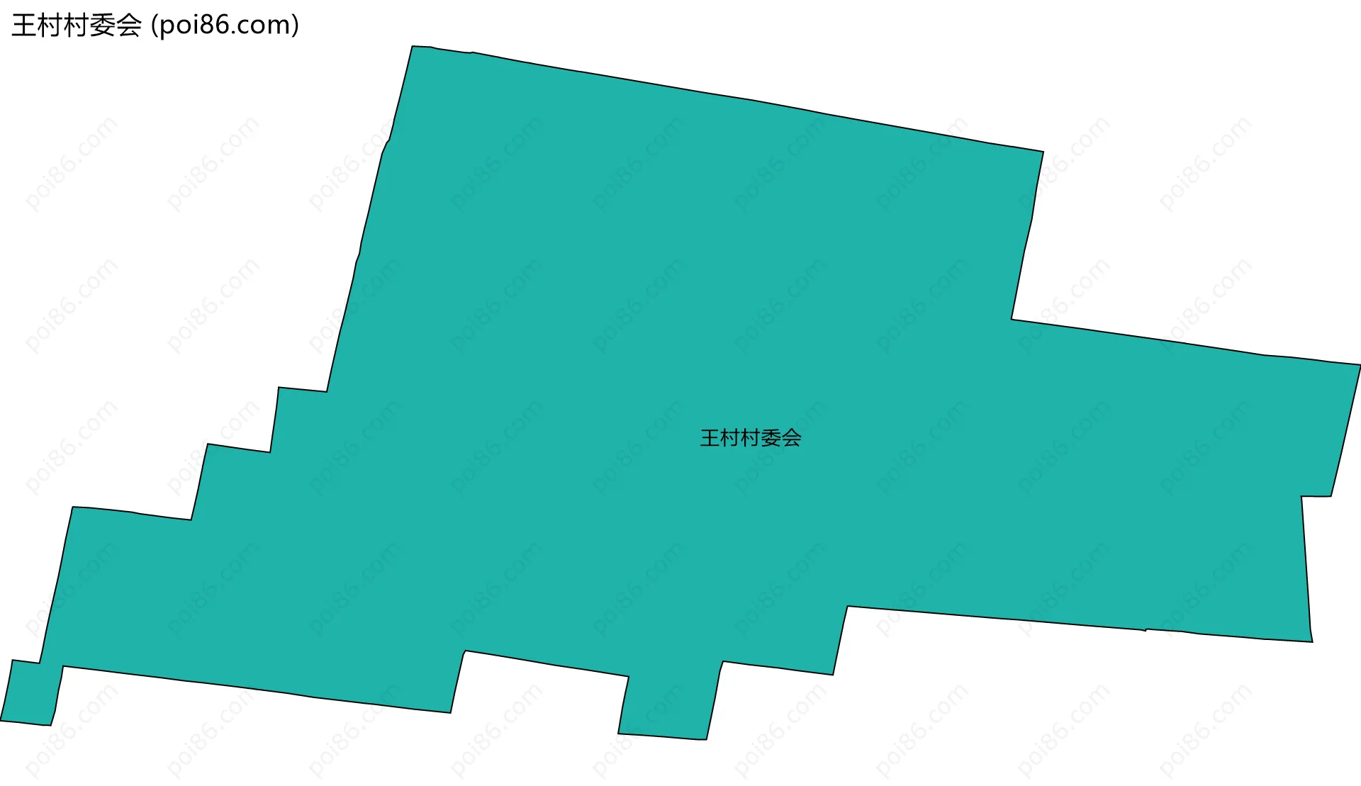 王村村委会边界地图