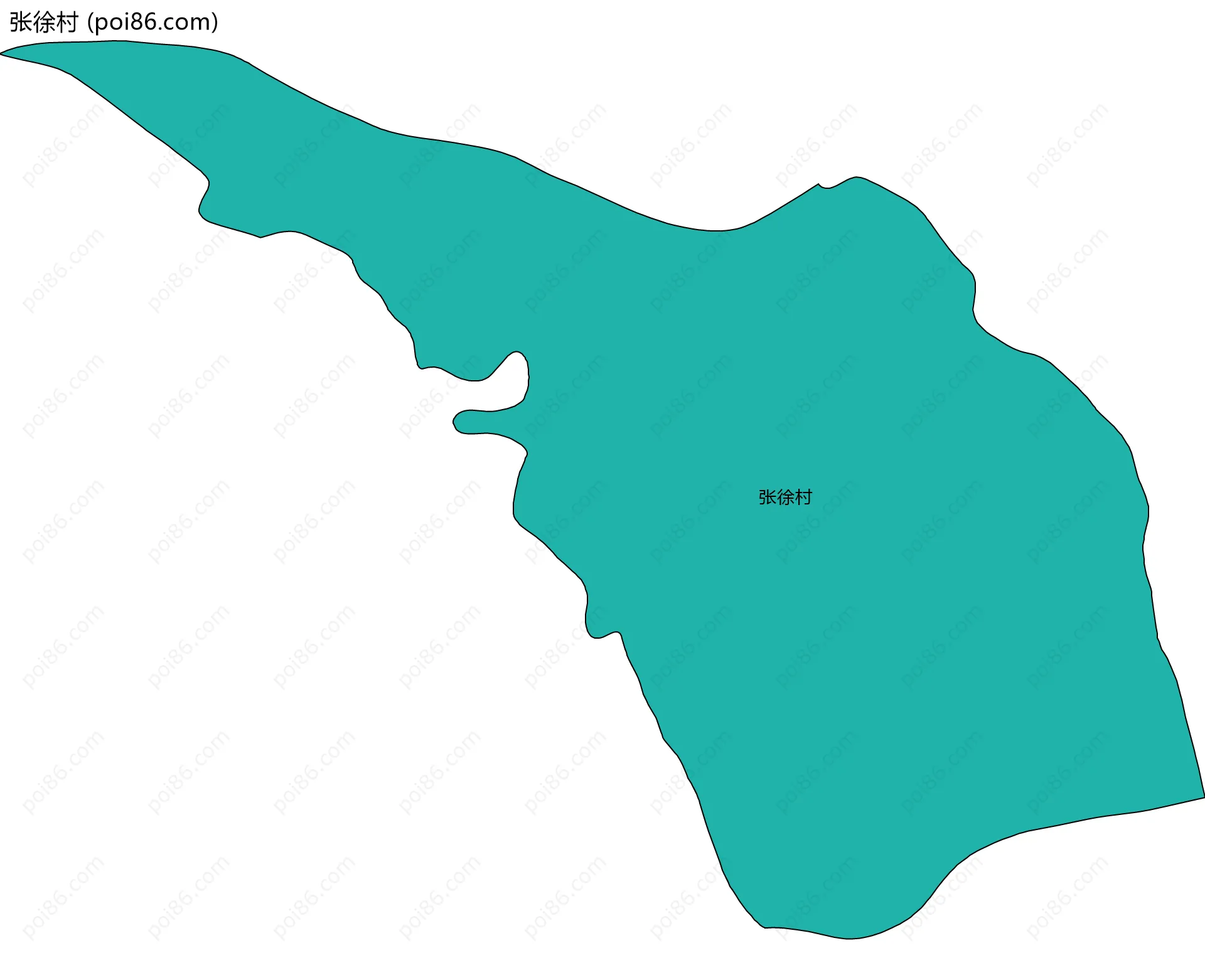 张徐村边界地图