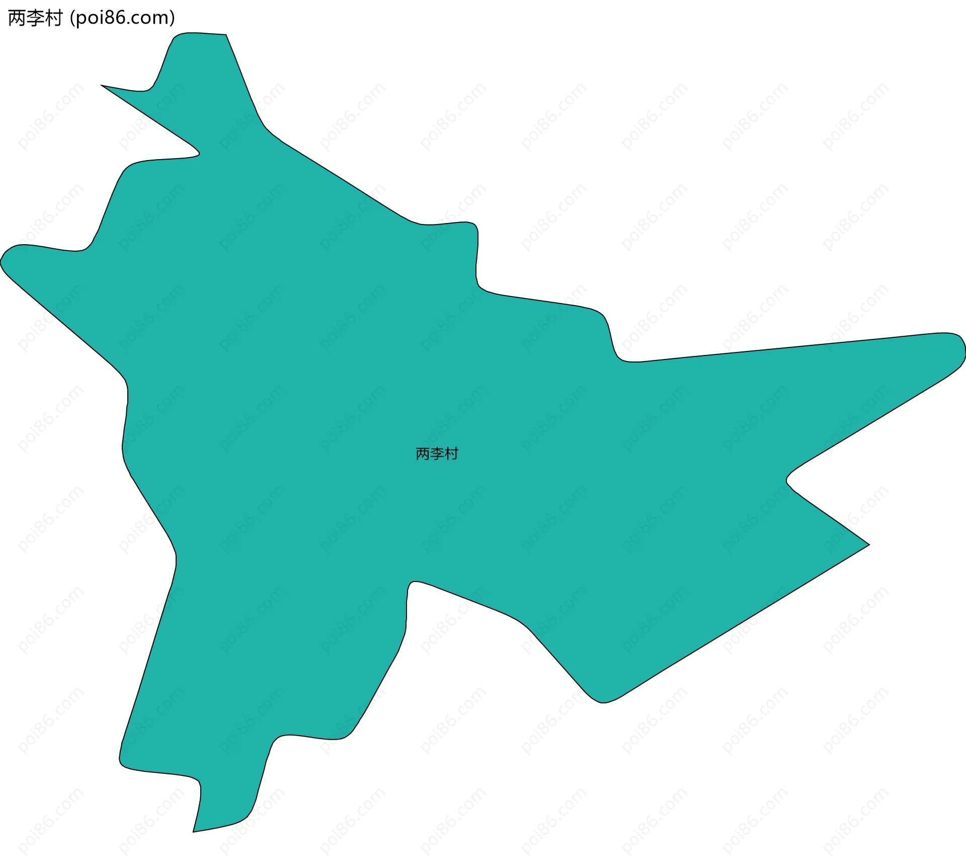 两李村边界地图