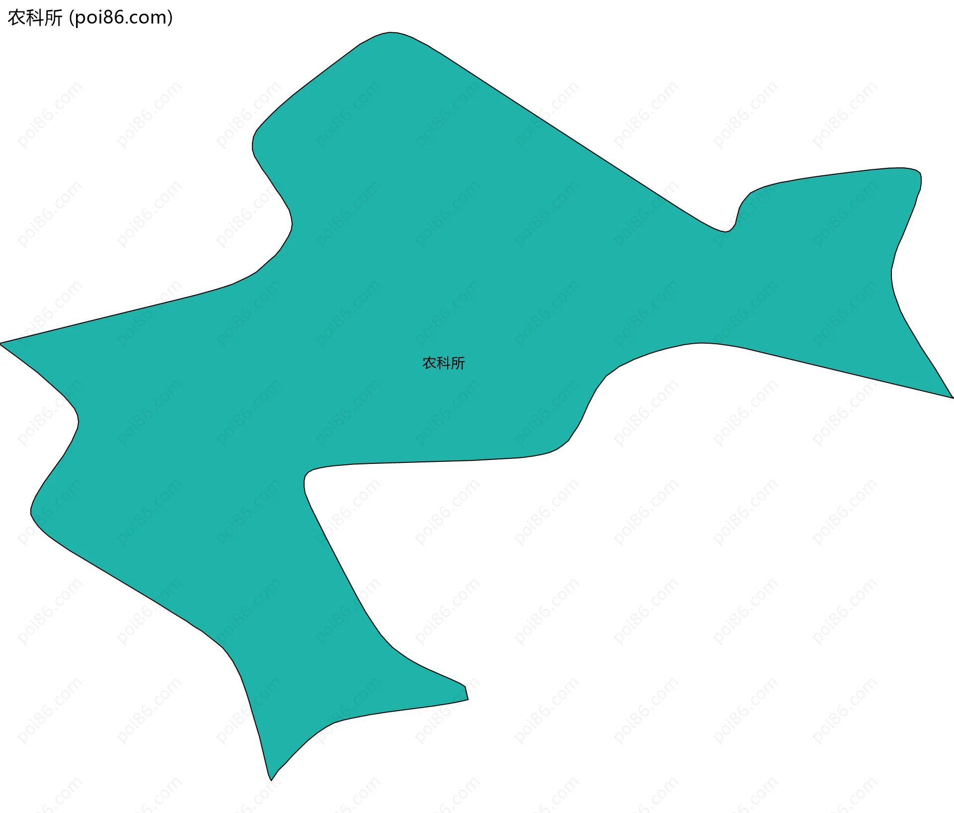 农科所边界地图