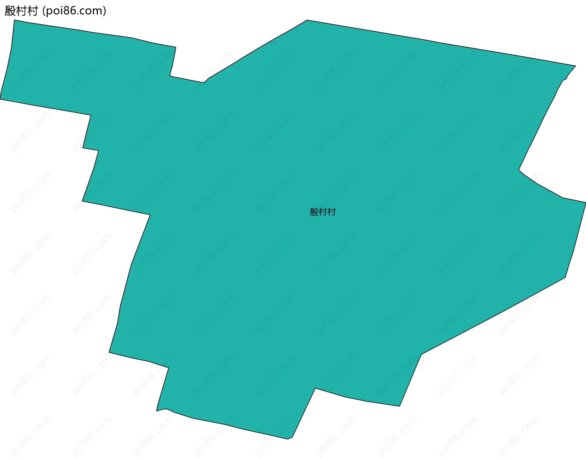 殷村村边界地图