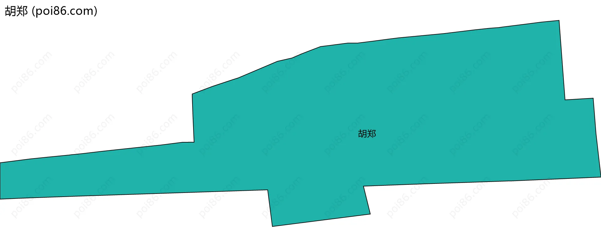 胡郑边界地图