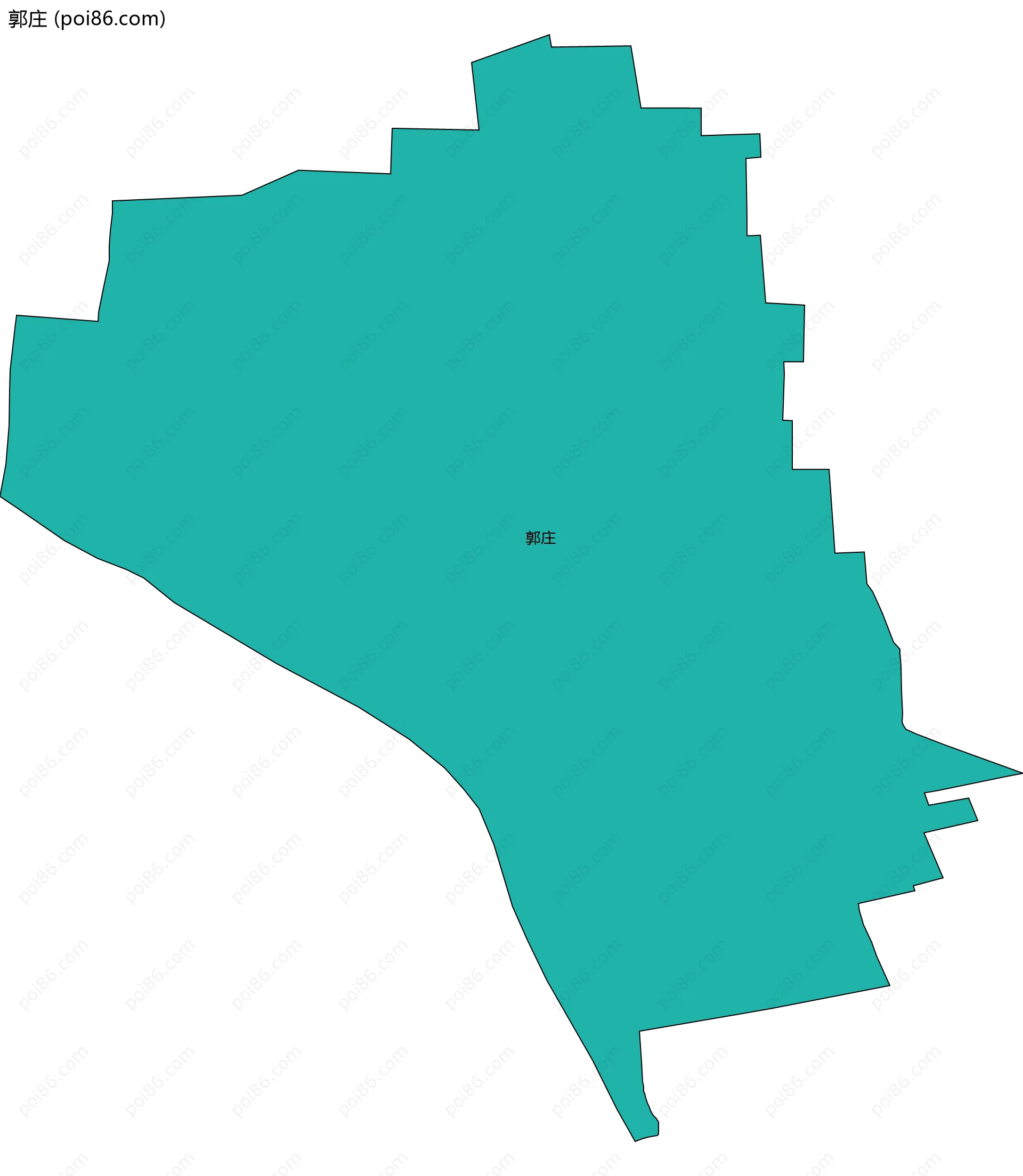 郭庄边界地图