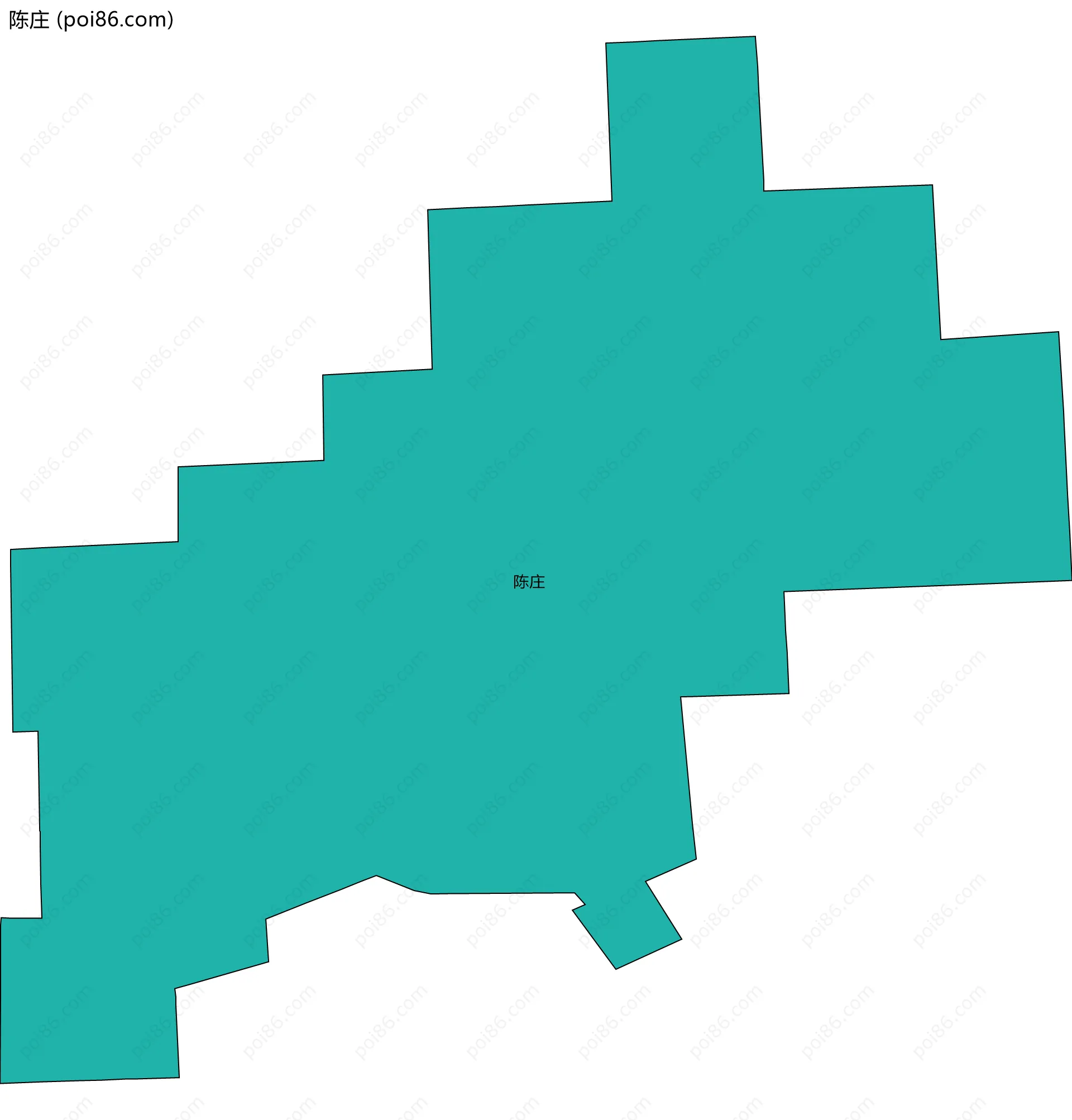 陈庄边界地图
