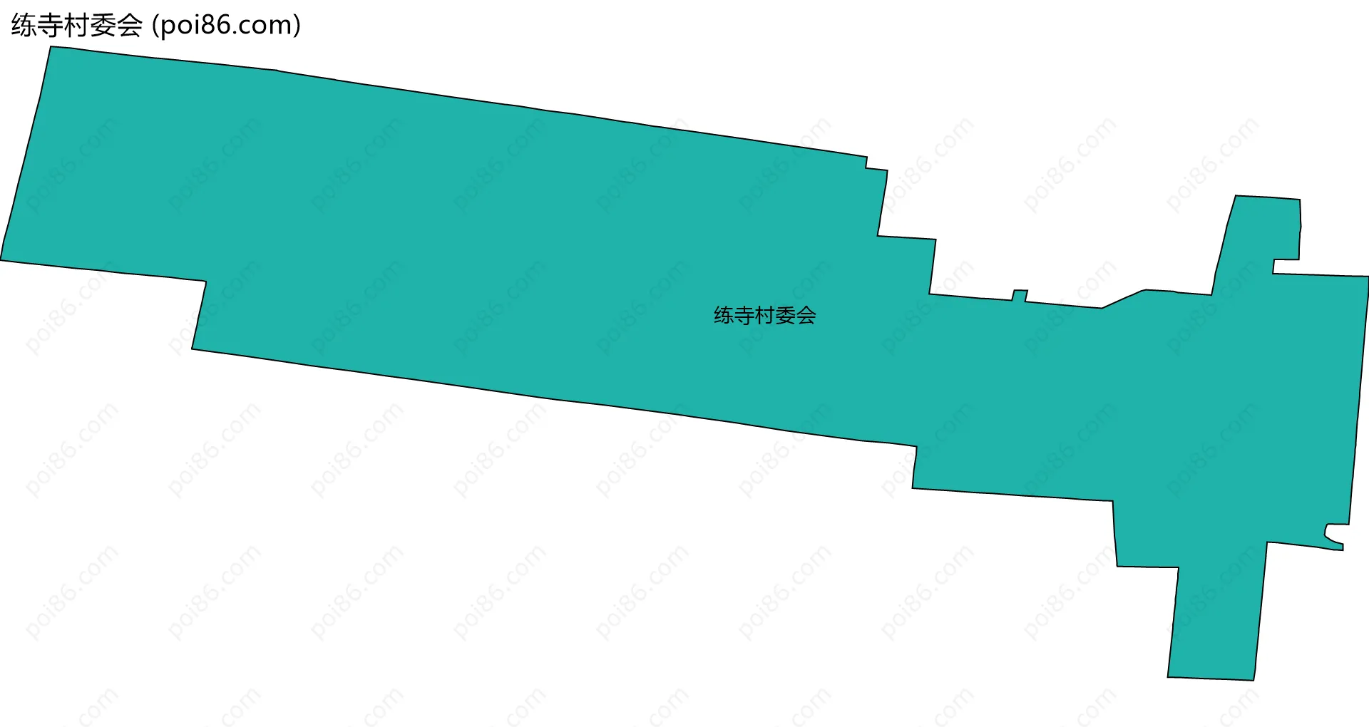 练寺村委会边界地图