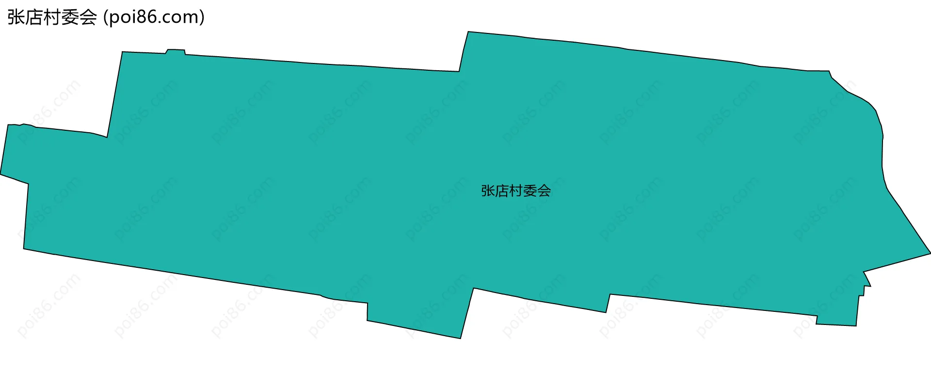 张店村委会边界地图