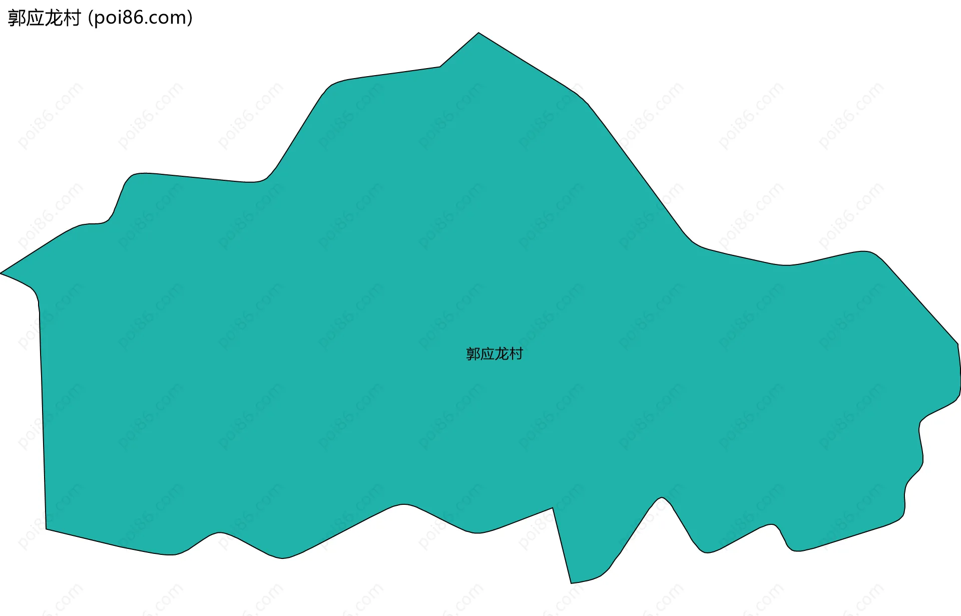 郭应龙村边界地图