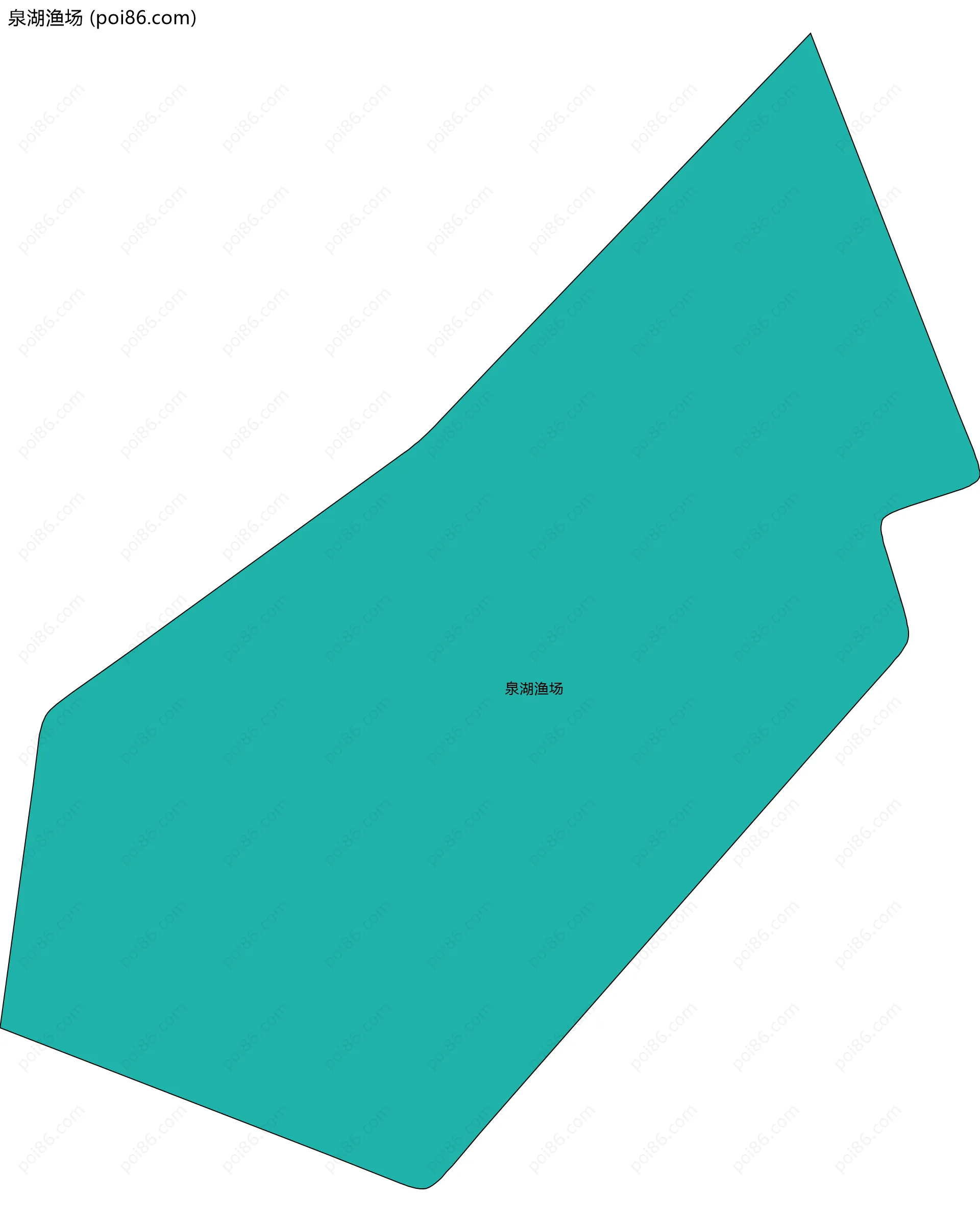 泉湖渔场边界地图