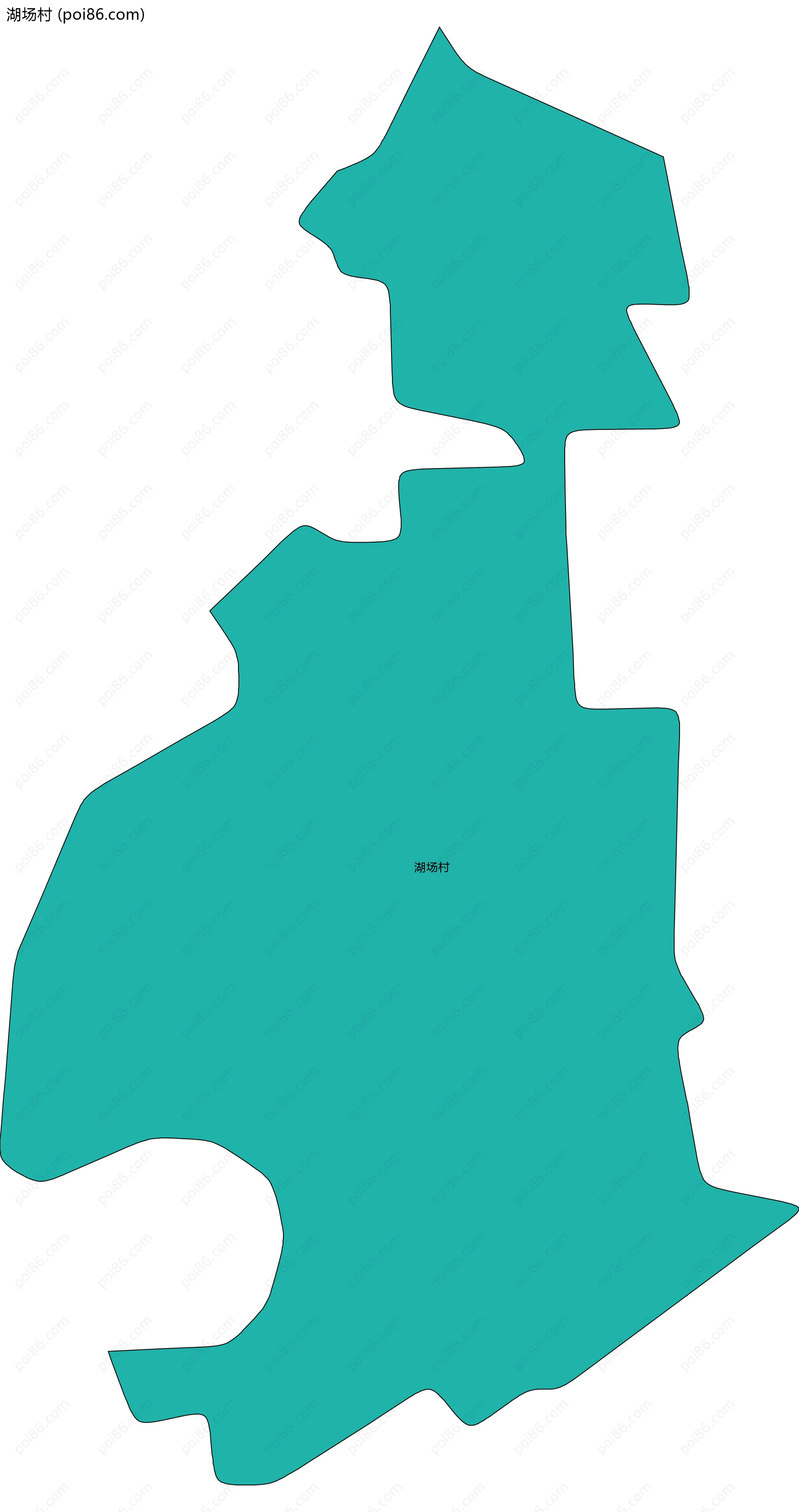 湖场村边界地图