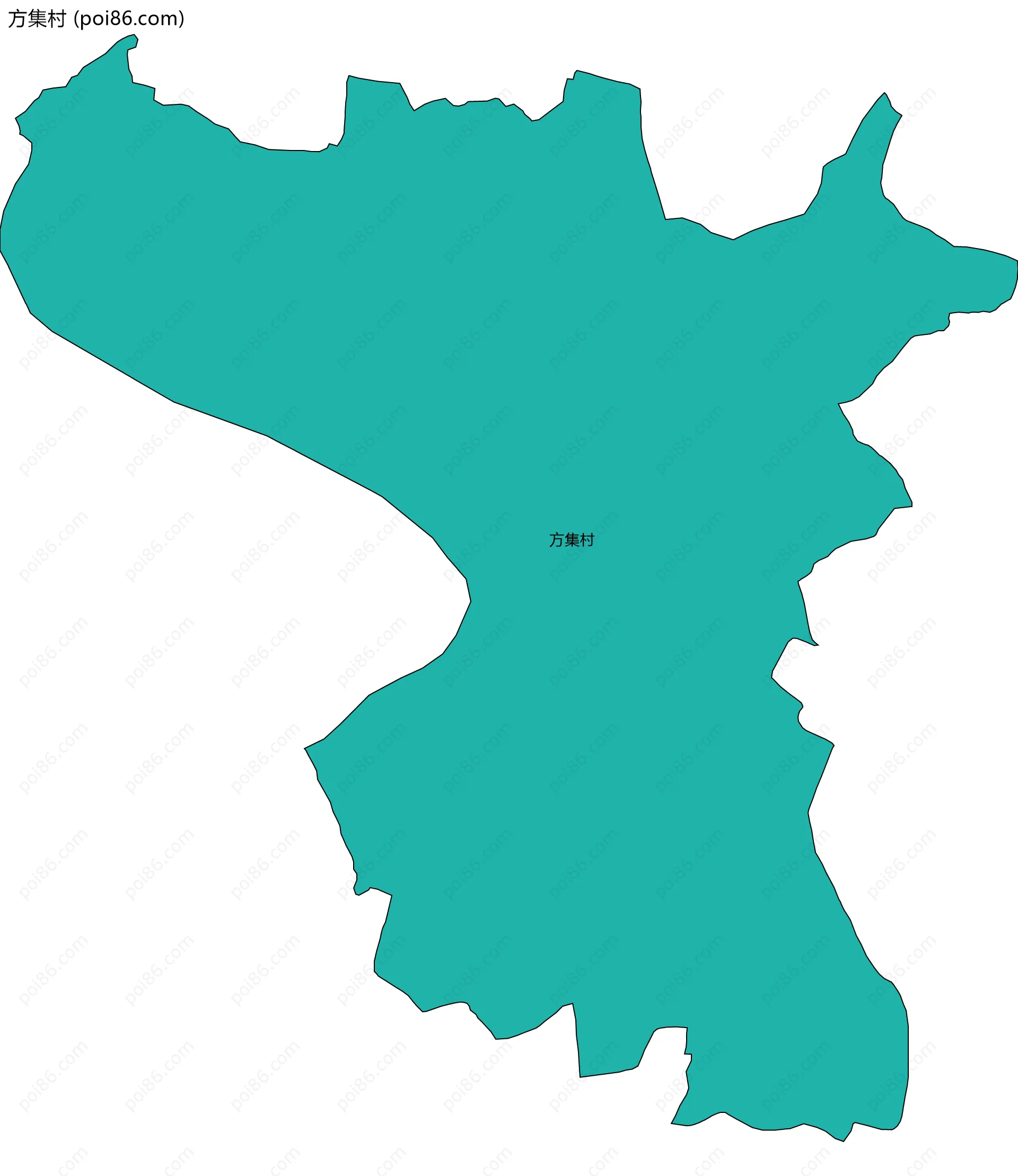 方集村边界地图