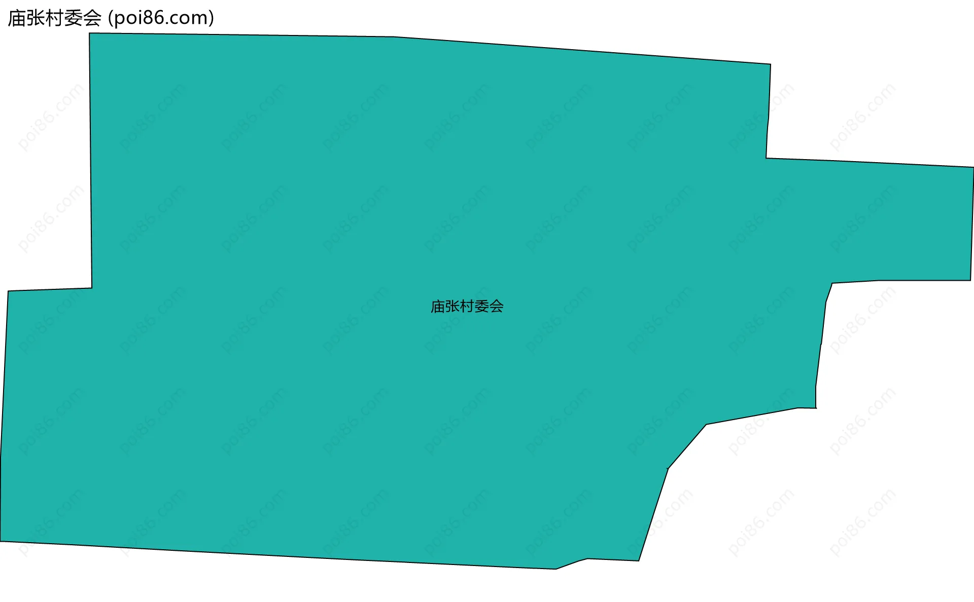 庙张村委会边界地图