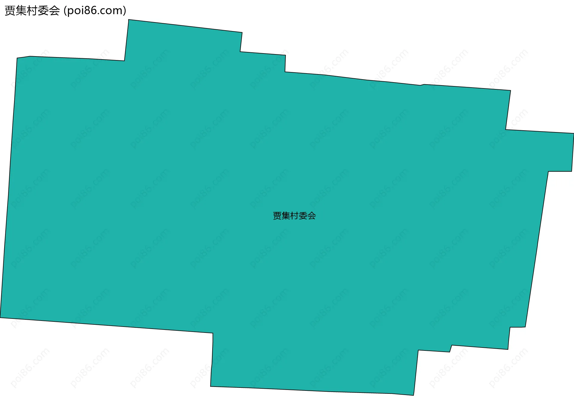 贾集村委会边界地图