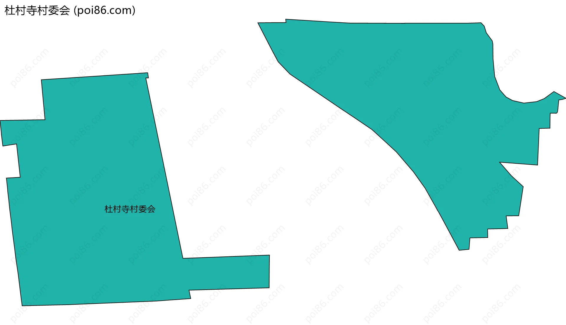 杜村寺村委会边界地图