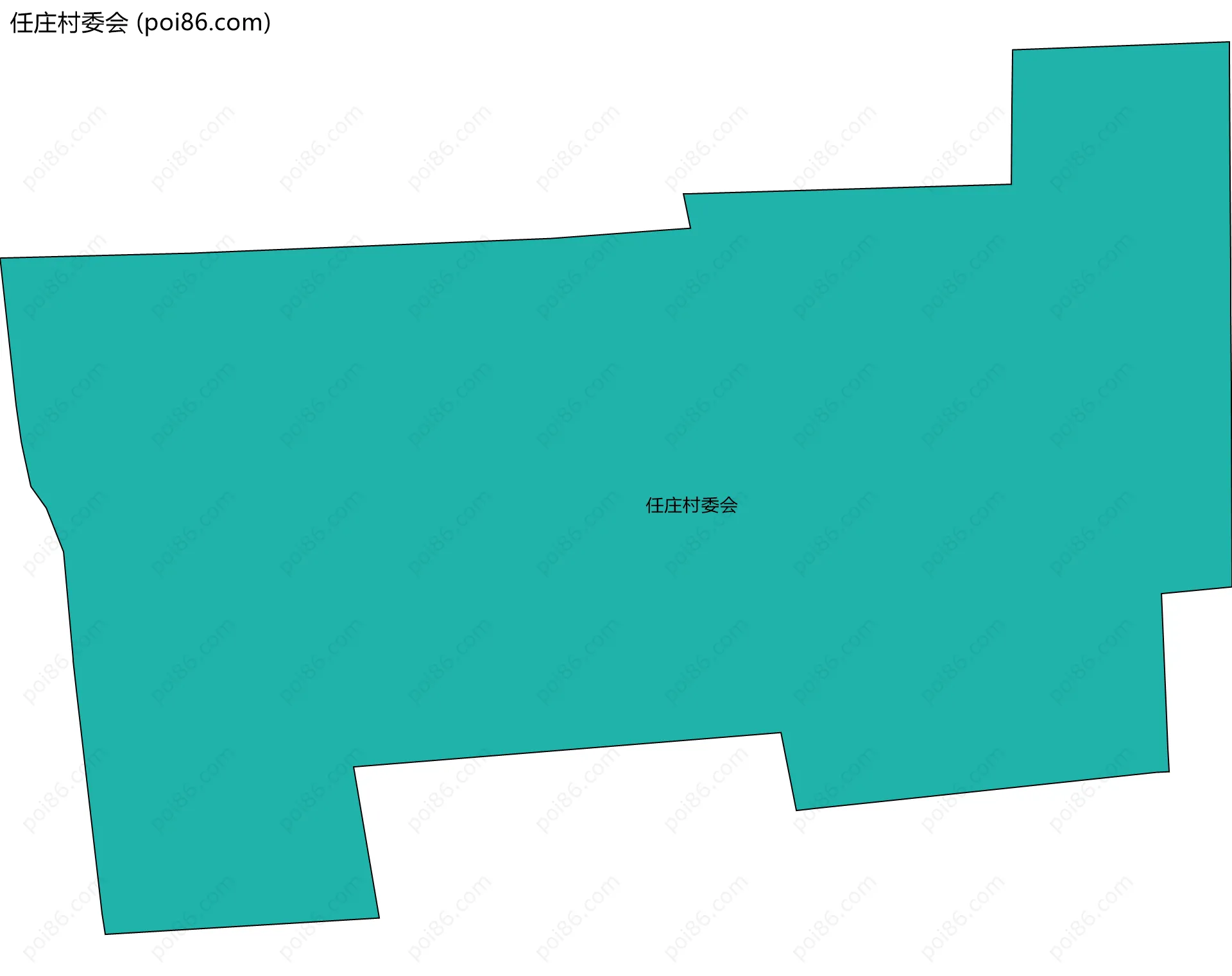 任庄村委会边界地图