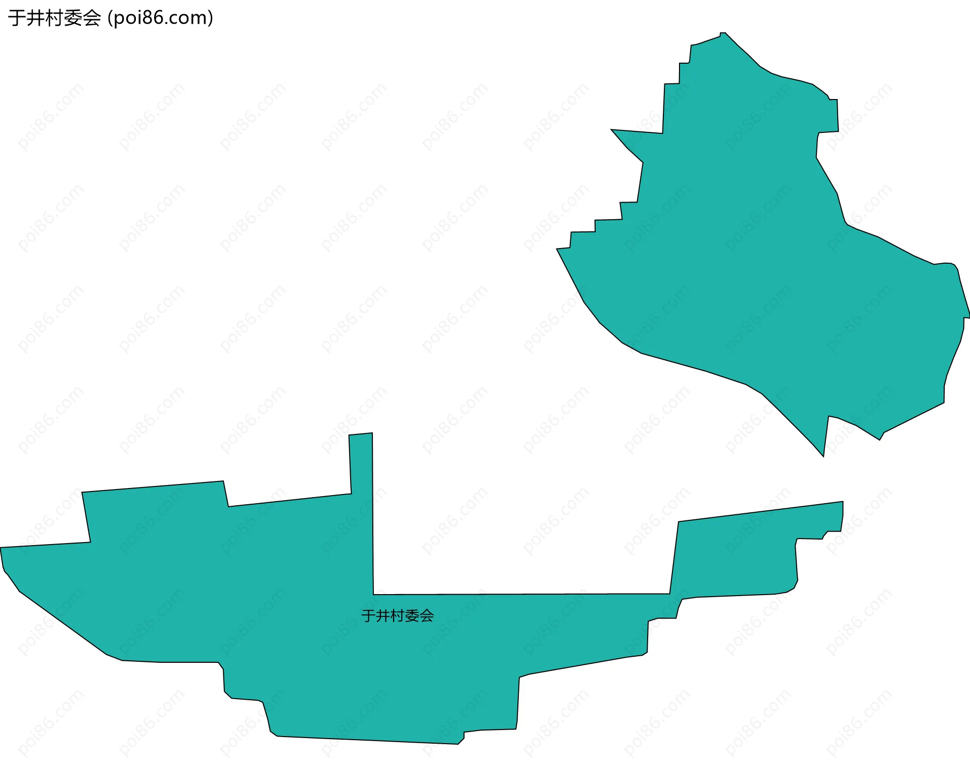 于井村委会边界地图