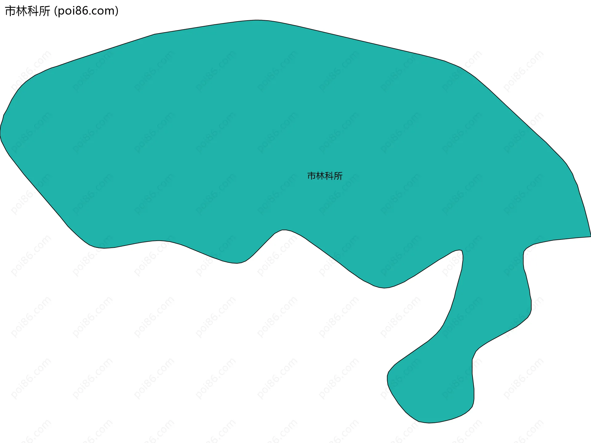 市林科所边界地图