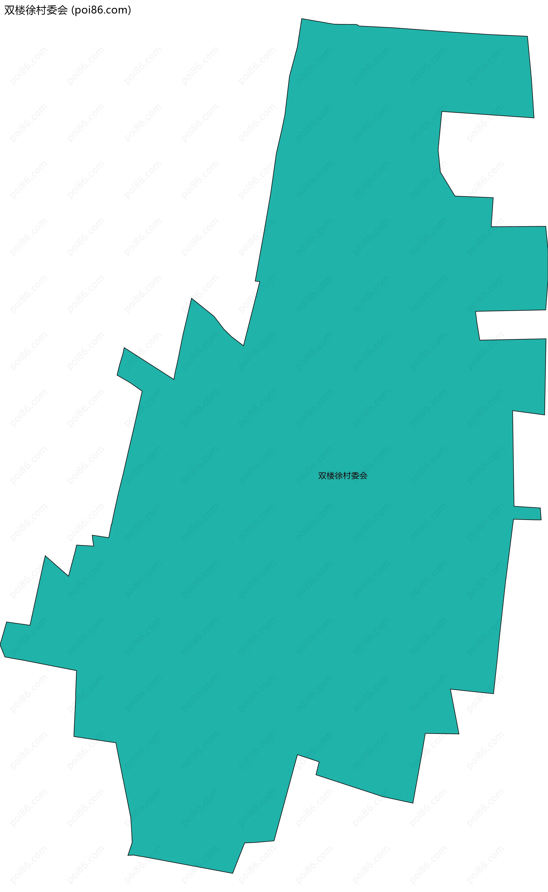 双楼徐村委会边界地图