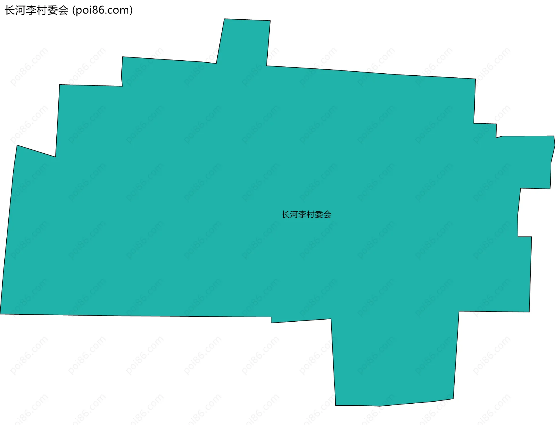 长河李村委会边界地图