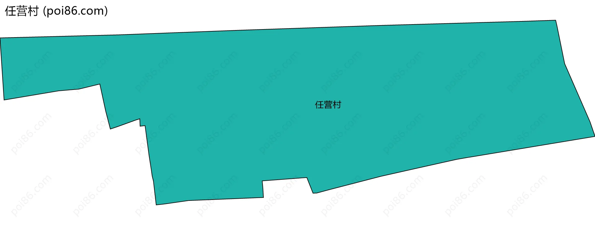 任营村边界地图