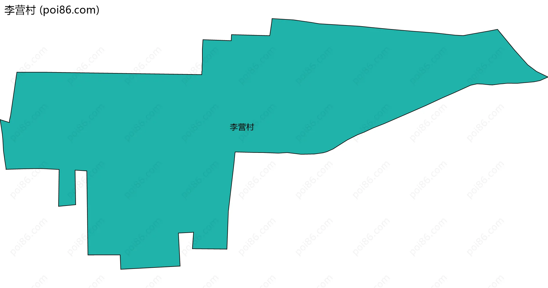 李营村边界地图