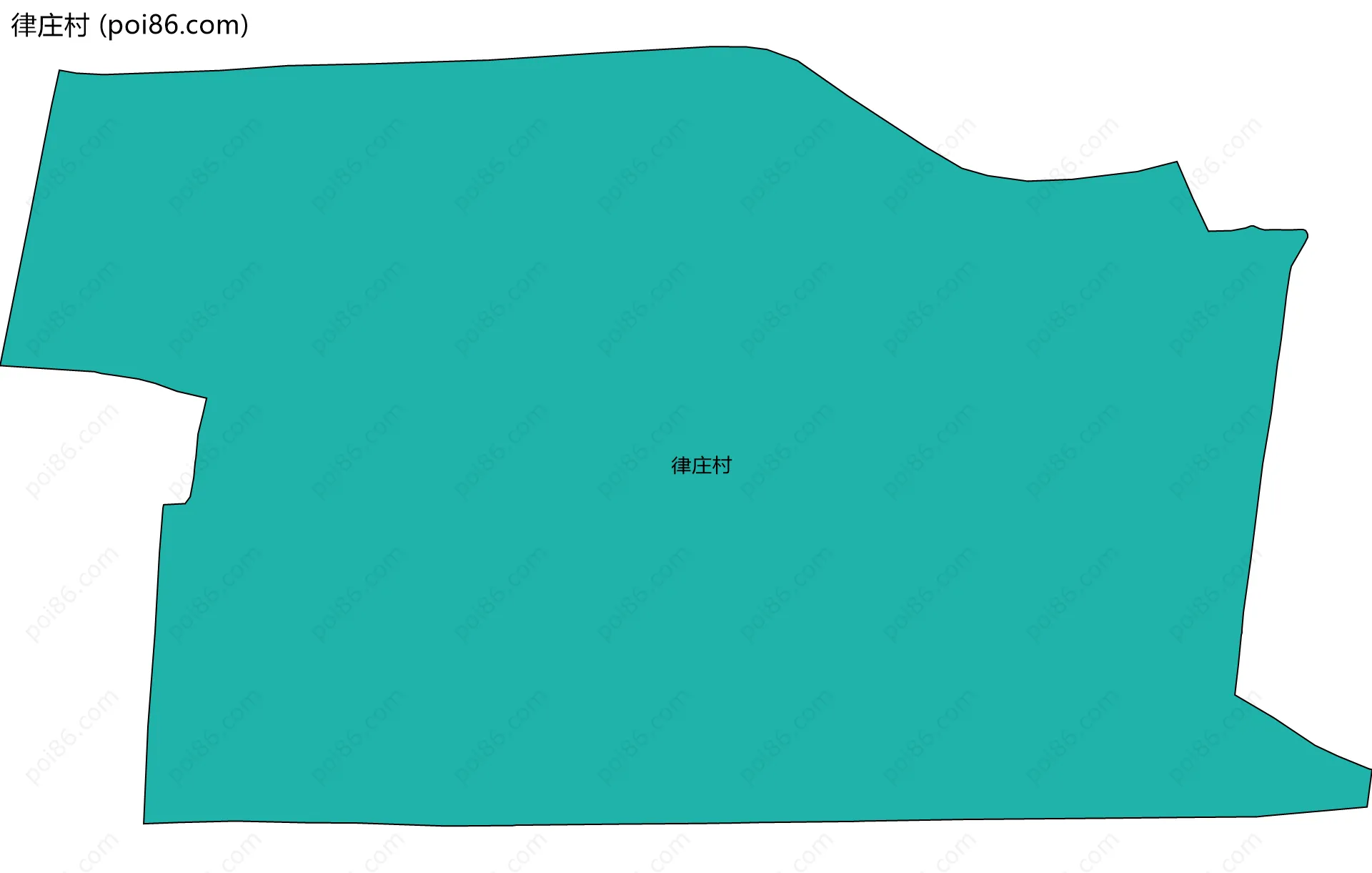 律庄村边界地图