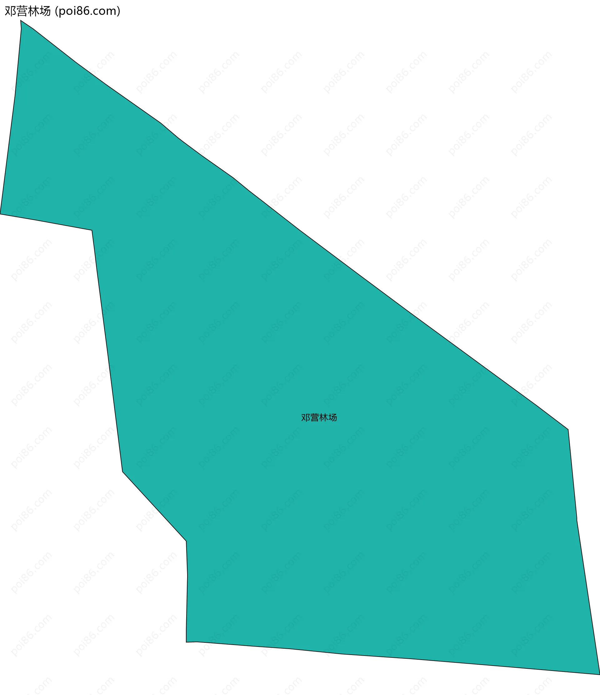 邓营林场边界地图