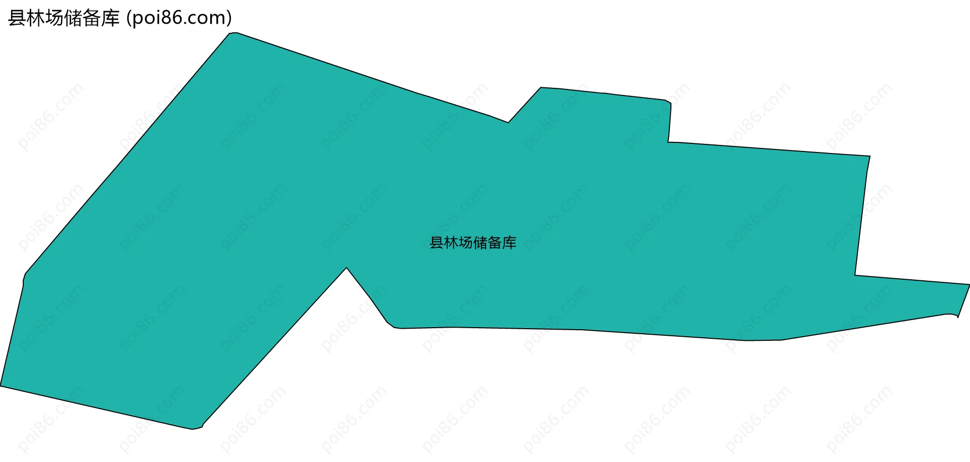 县林场储备库边界地图