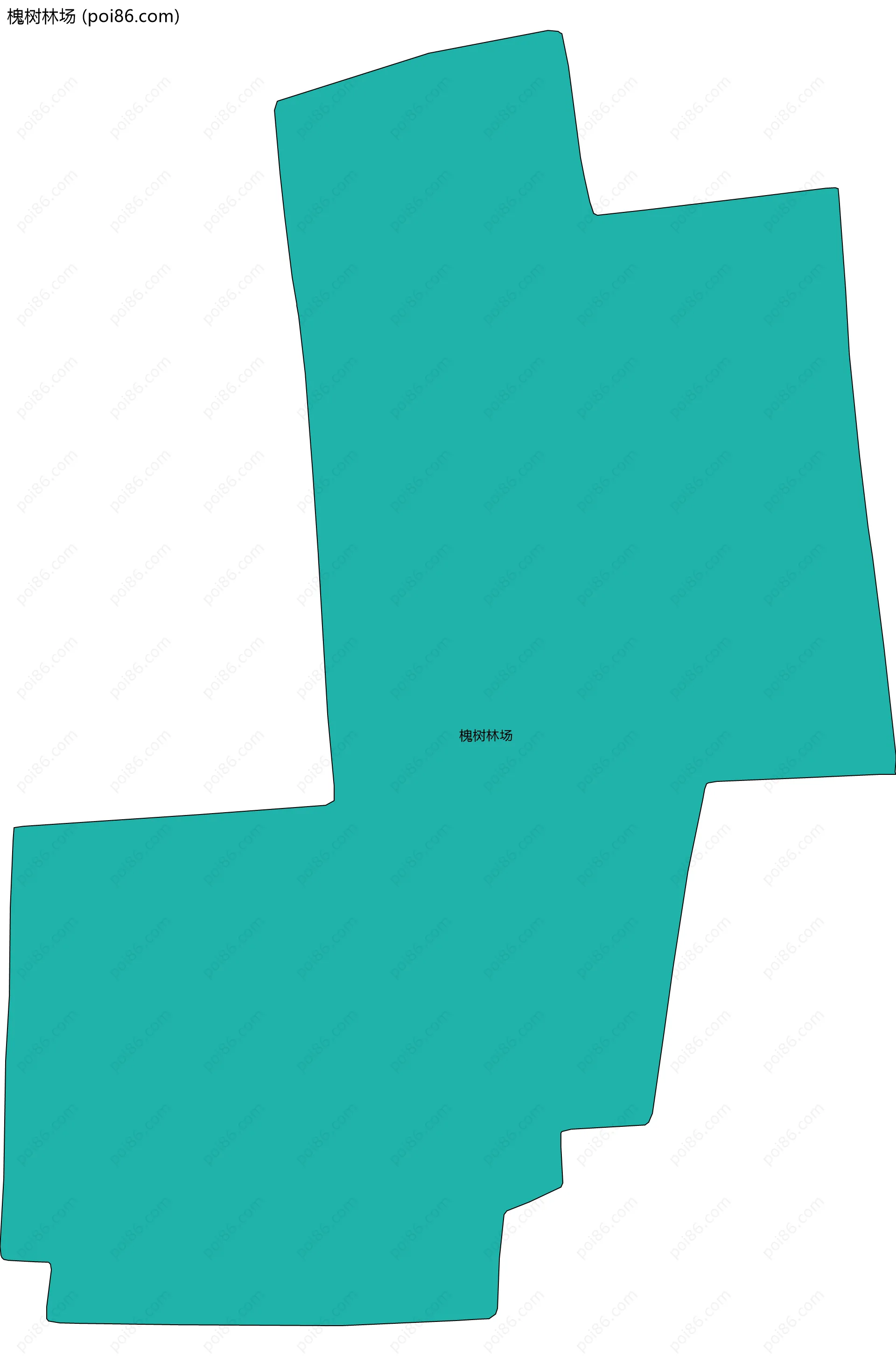 槐树林场边界地图