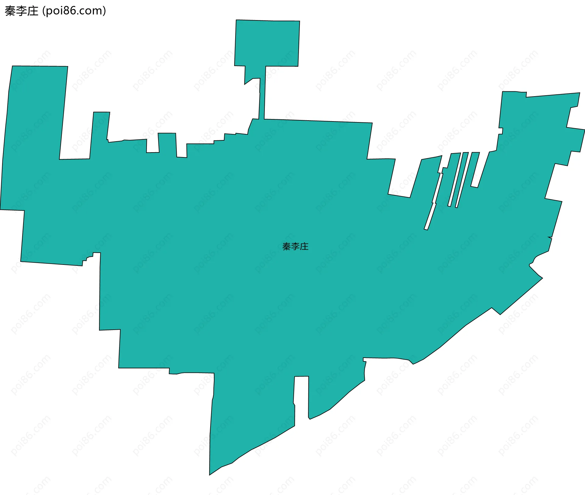秦李庄边界地图