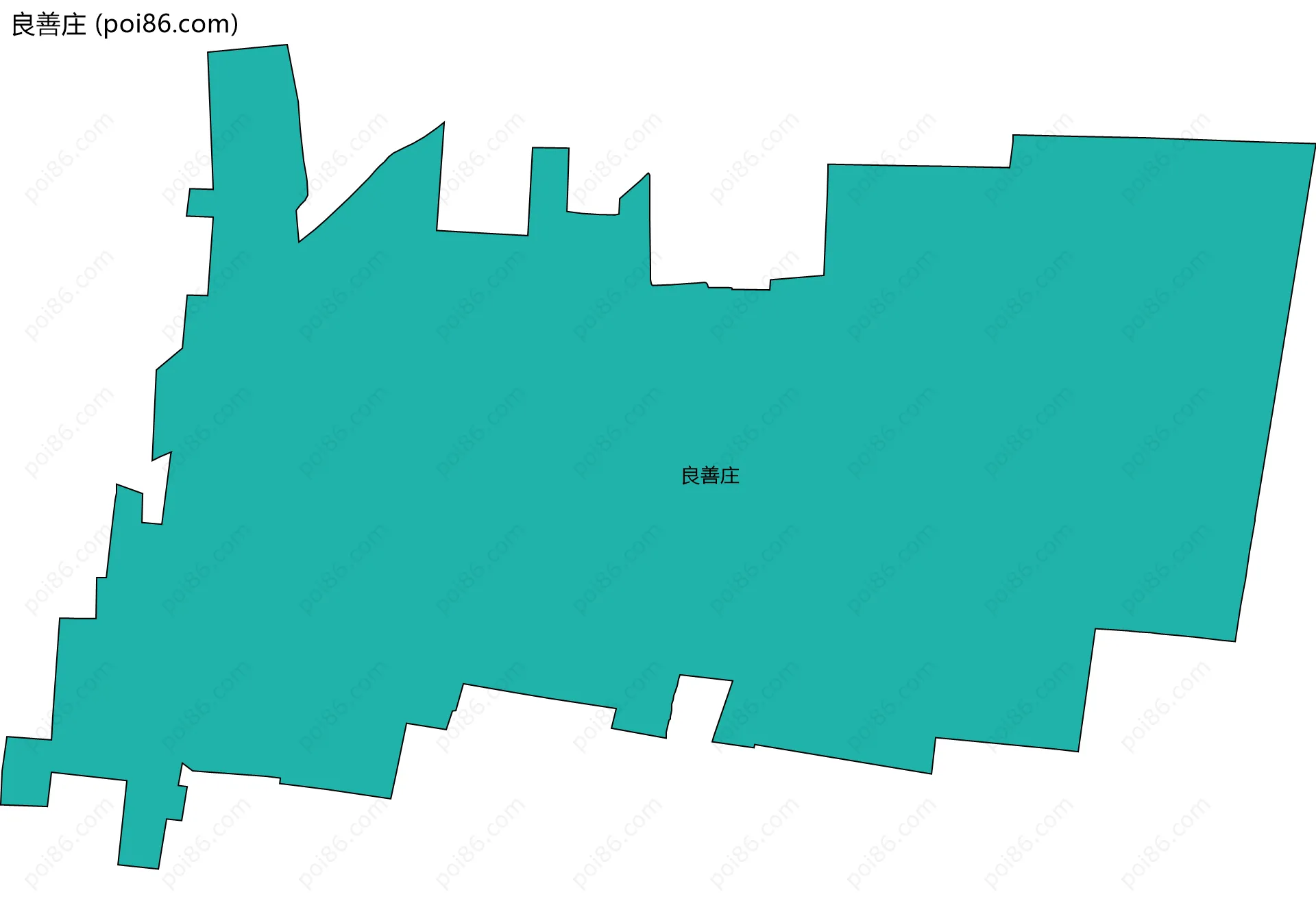 良善庄边界地图