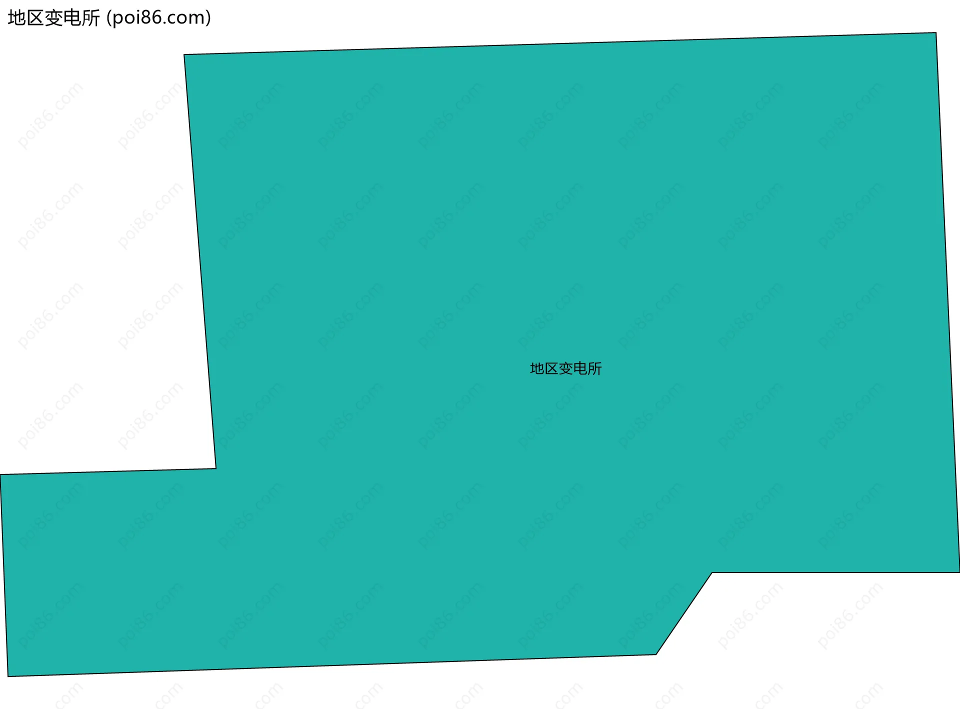 地区变电所边界地图