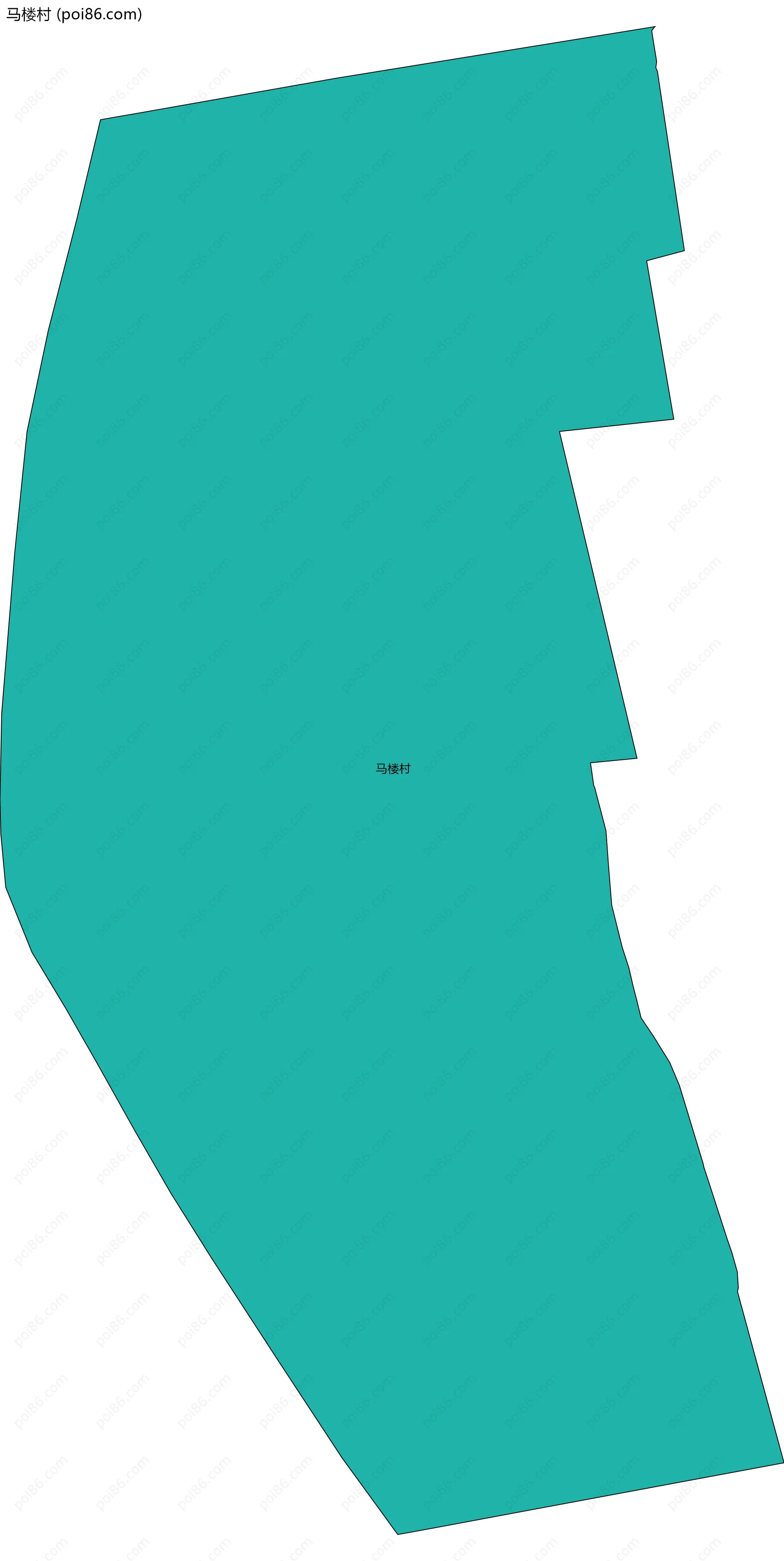 马楼村边界地图