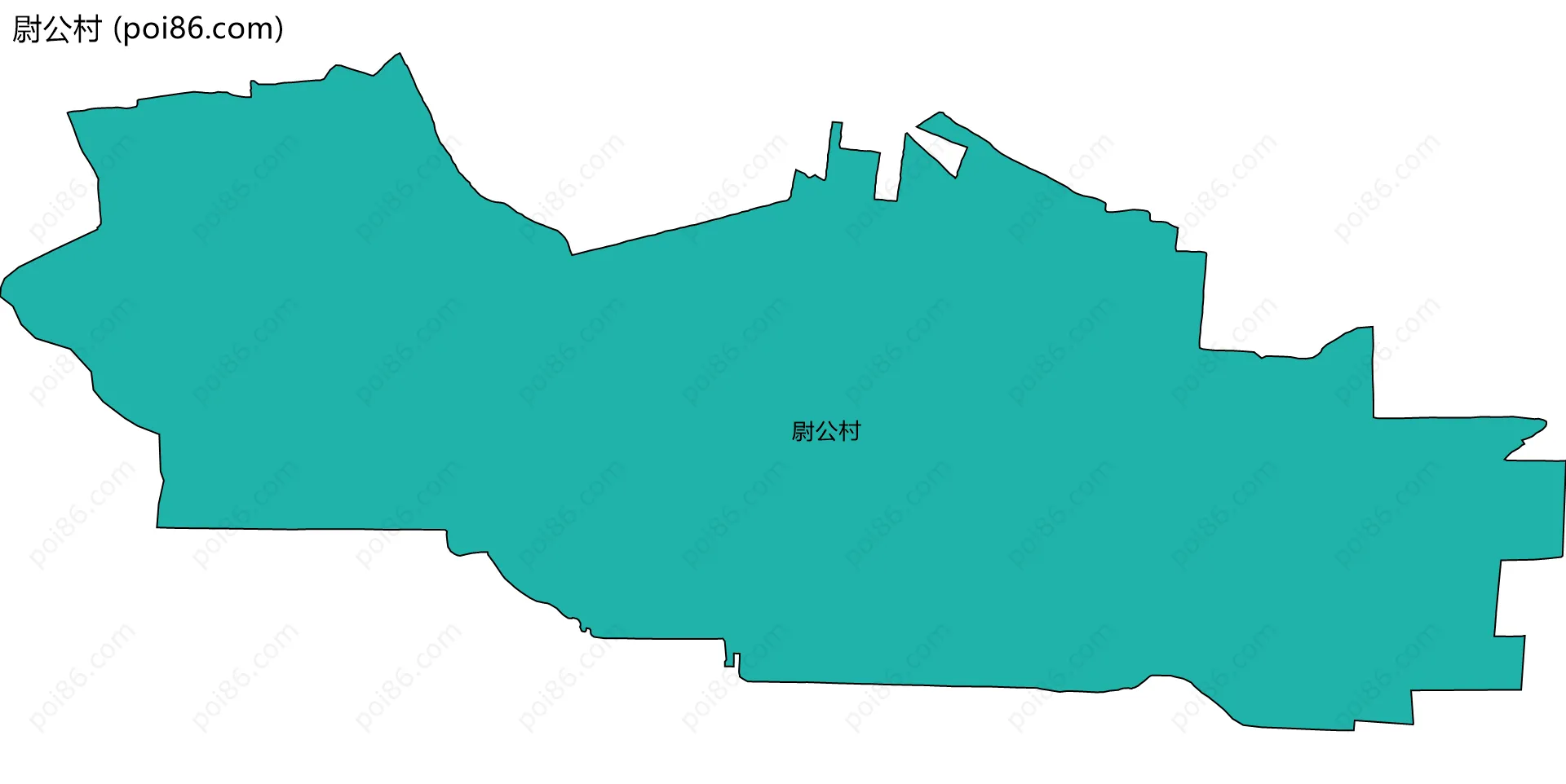 尉公村边界地图