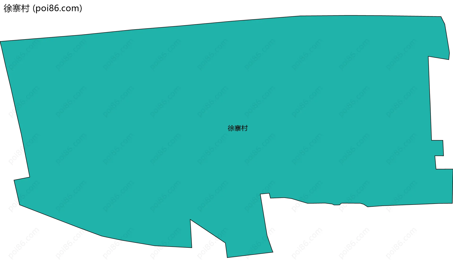 徐寨村边界地图