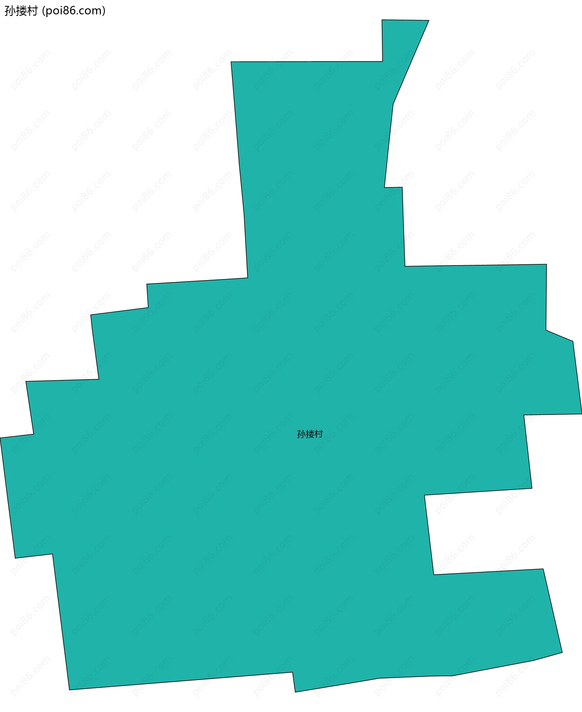 孙搂村边界地图